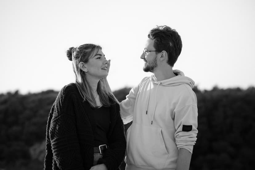 Séance couple sunset